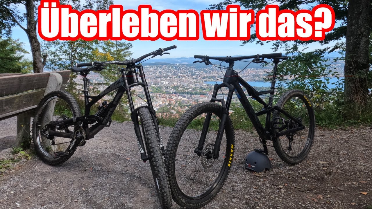 2 Anfänger auf dem ANTENNENTRAIL | MTB UETLIBERG ZÜRICH