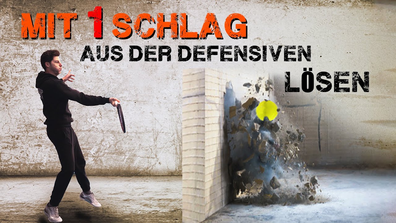 Tennis Taktik: Aus der Defensive lösen
