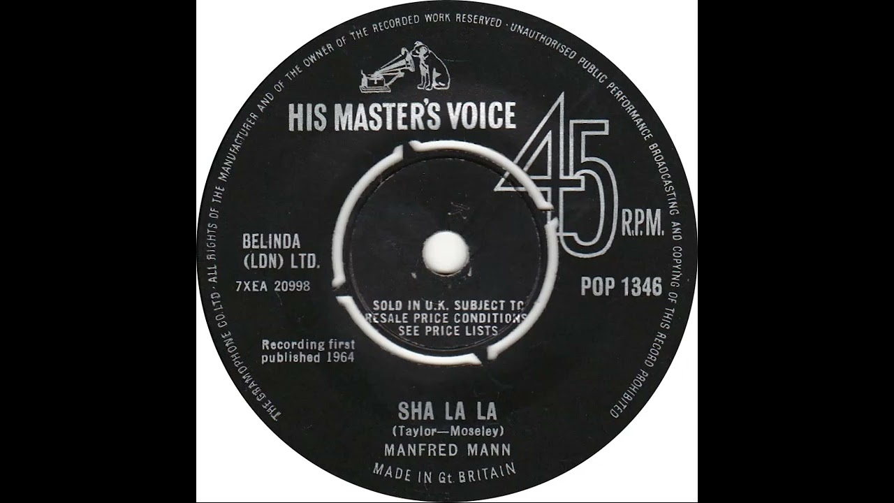 UK New Entry 1964 (226) Manfred Mann - Sha La La