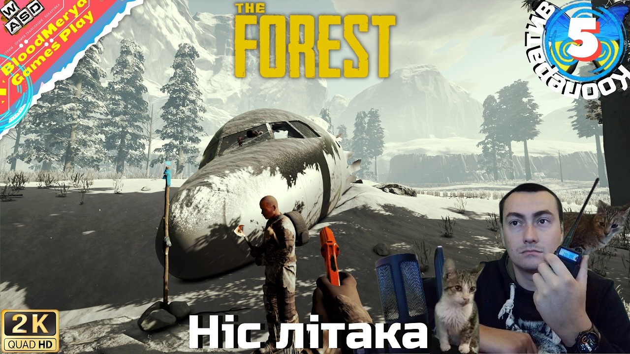 The Forest #5 Ніс літака #BloodMerya #TF #TheForest #Co-op