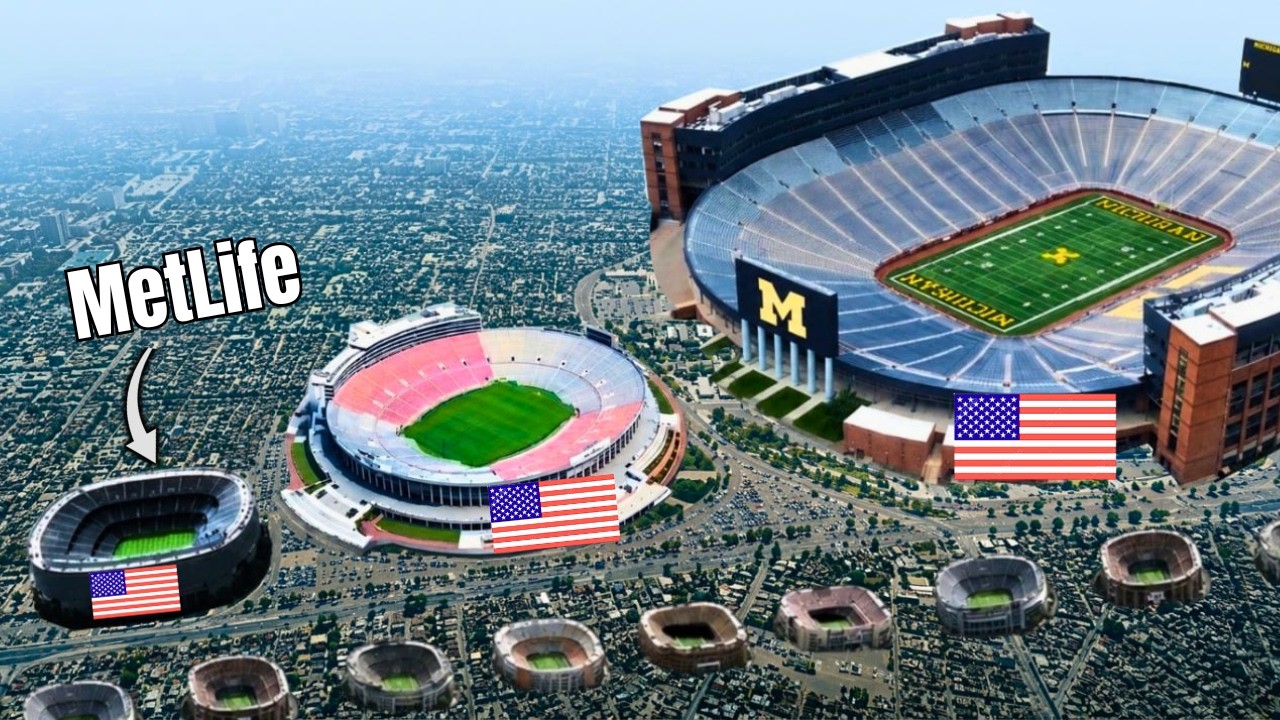 Inside the 10 BIGGEST Stadiums in the USA