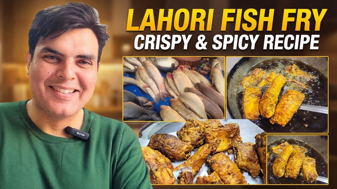 Perfect Crispy Lahori Fried Fish | Easy Fish Fry Recipe
