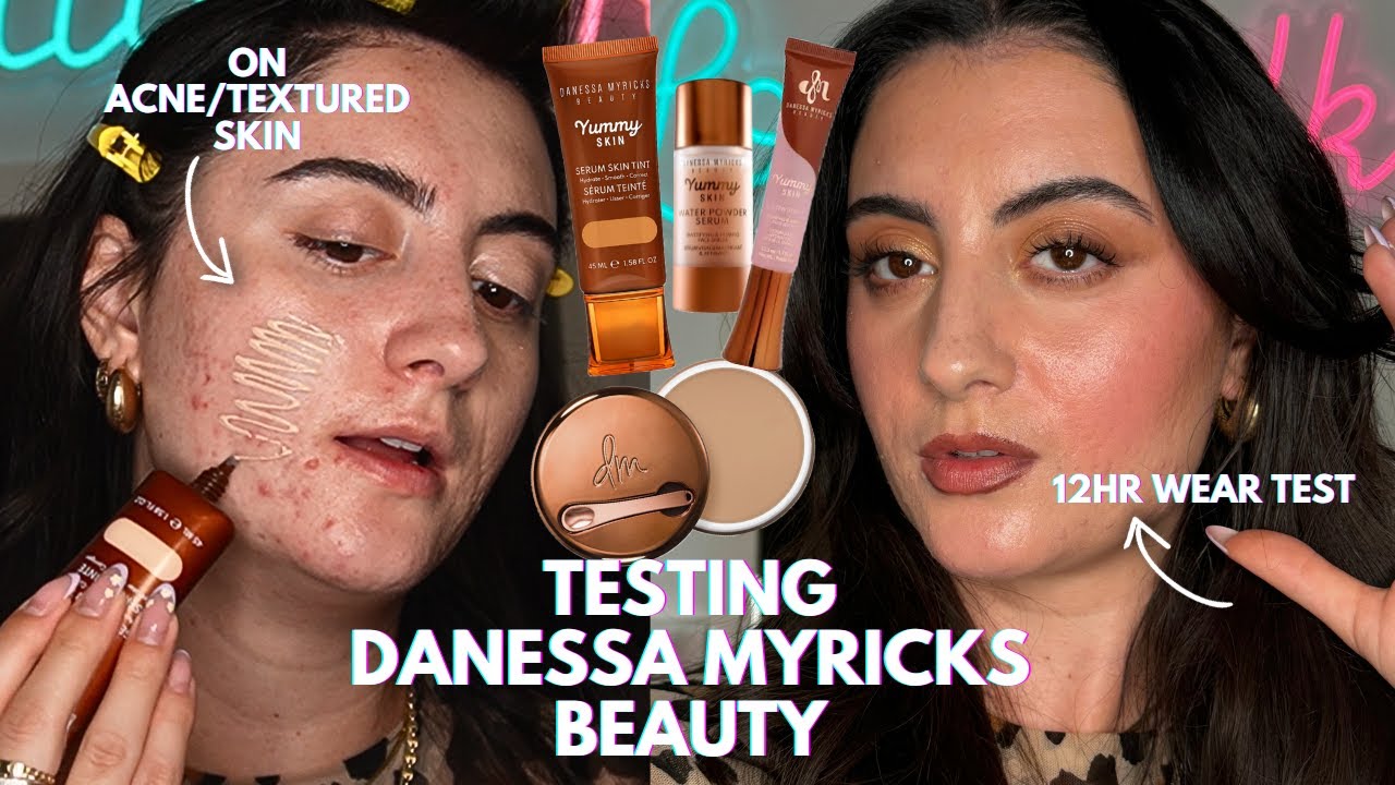 Is Danessa Myricks Beauty Worth it? Textured Skin Approved? 12 Hr Wear Test | Blurring Glowy Makeup