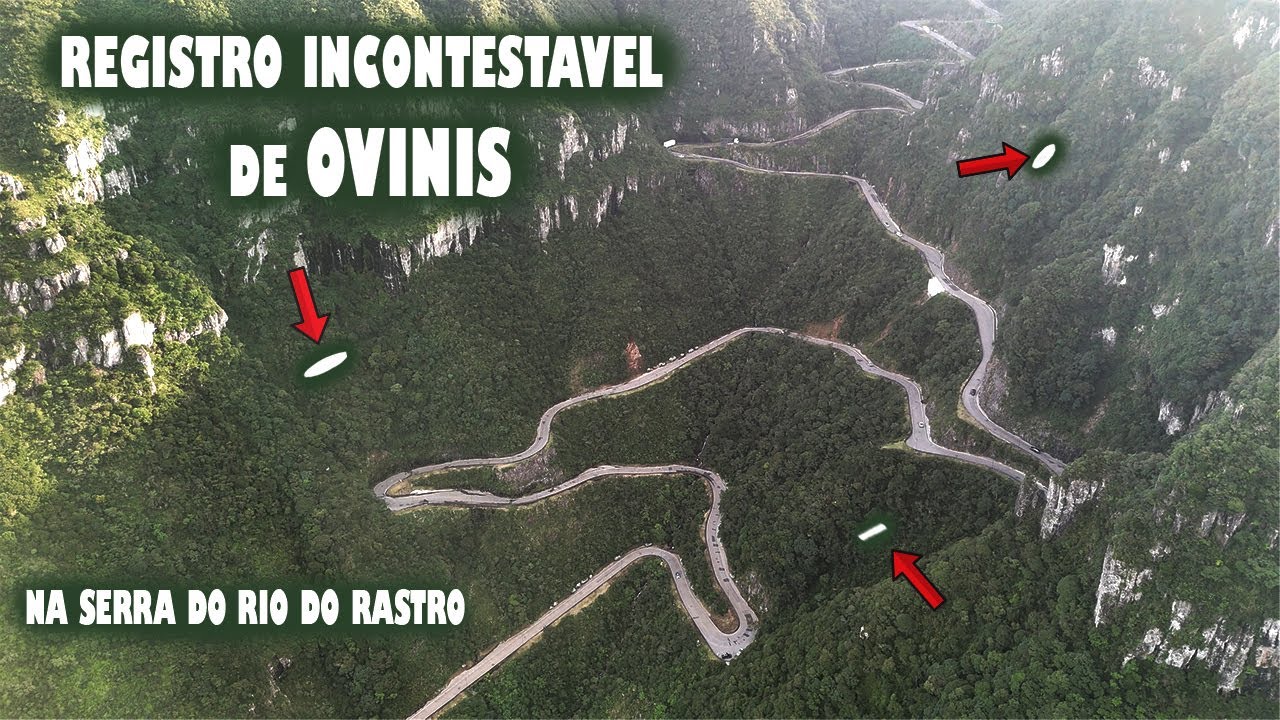 DRONE registra 3 OVINIS sem QUERER na SERRA
