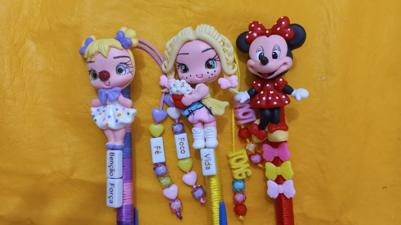 caneta decorada como fazer
