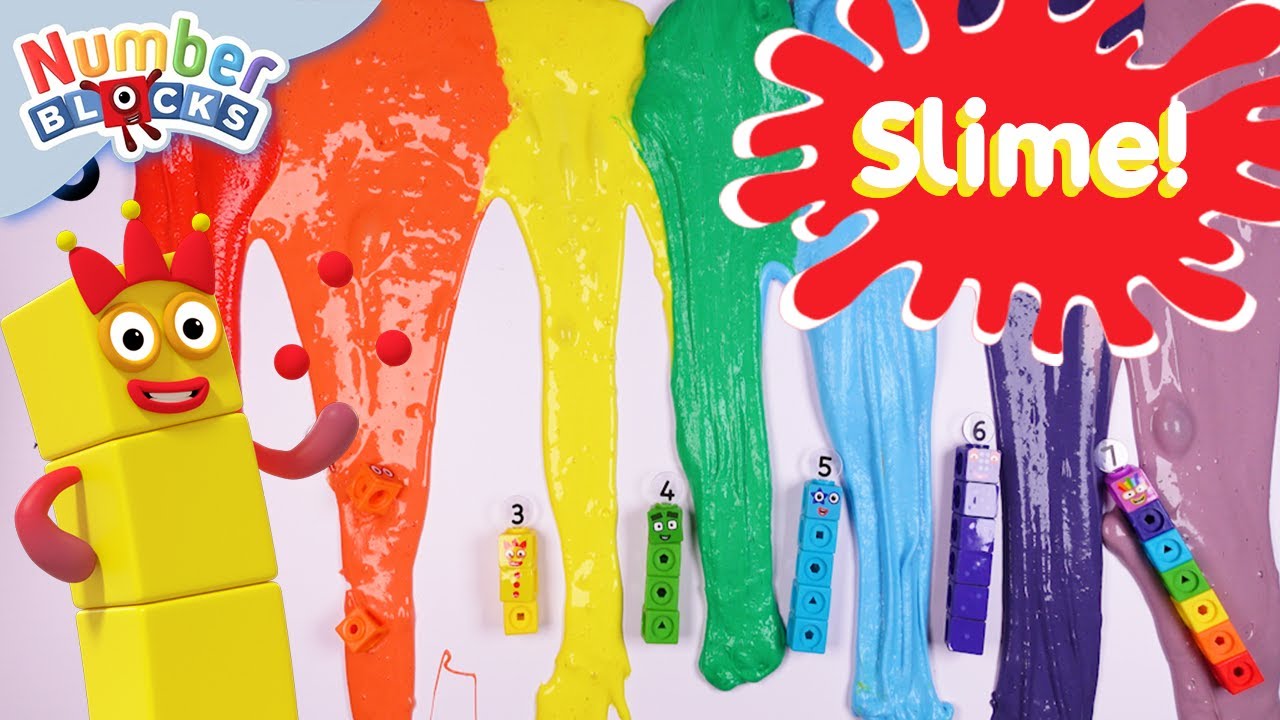 Numberblocks Slime DIY | Learn to count makes for Kids | @Numberblocks