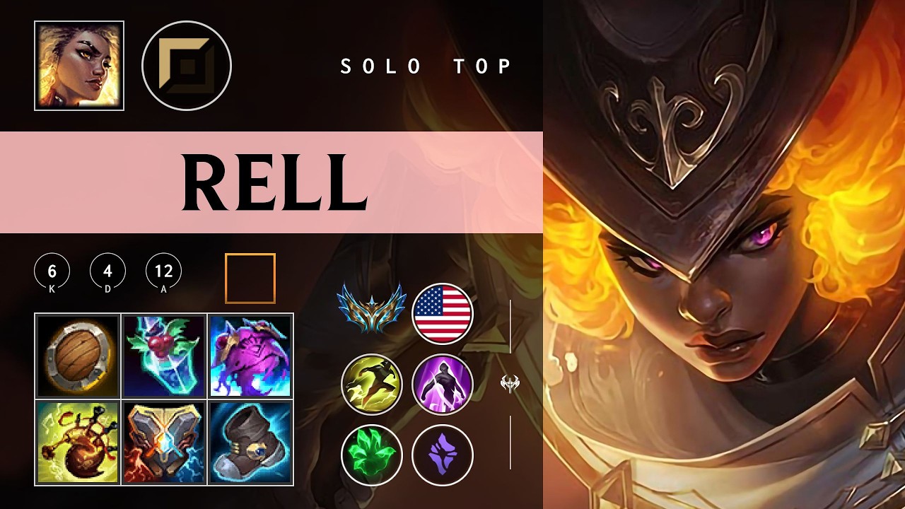 Rell Top vs Sejuani - NA Challenger Patch 26.02