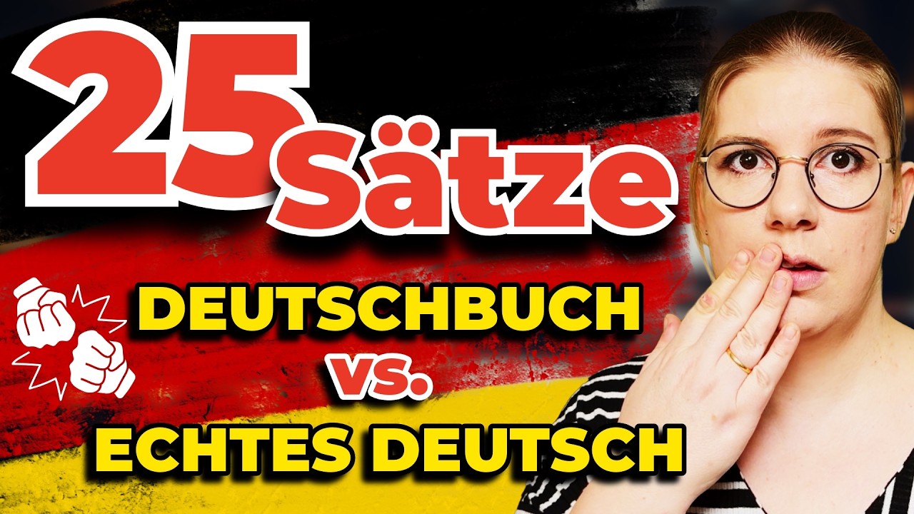 Deutschbuch vs. echtes Deutsch: 25 Sätze, die du lernst – aber bitte nicht so sagst