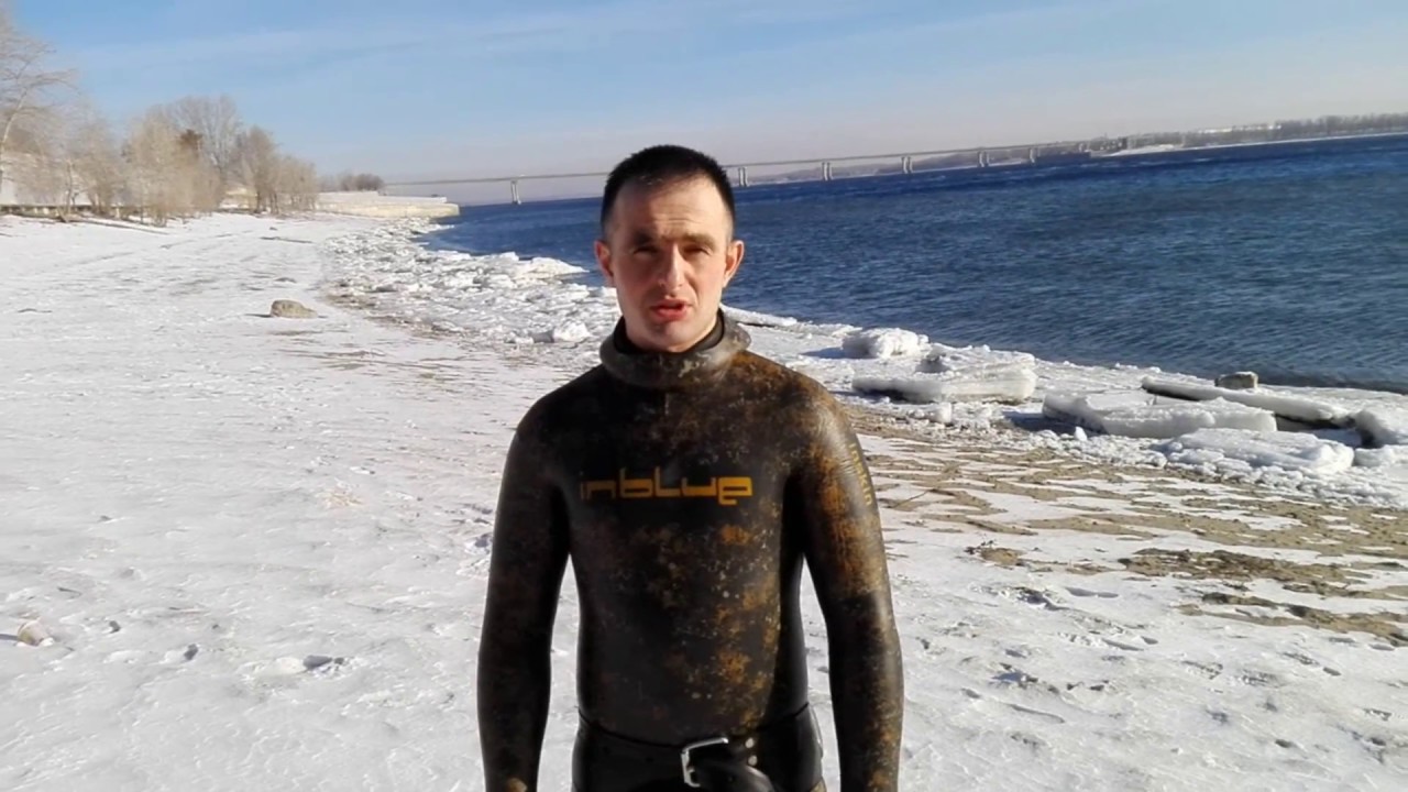 Подводная охота на налима. Волга.
