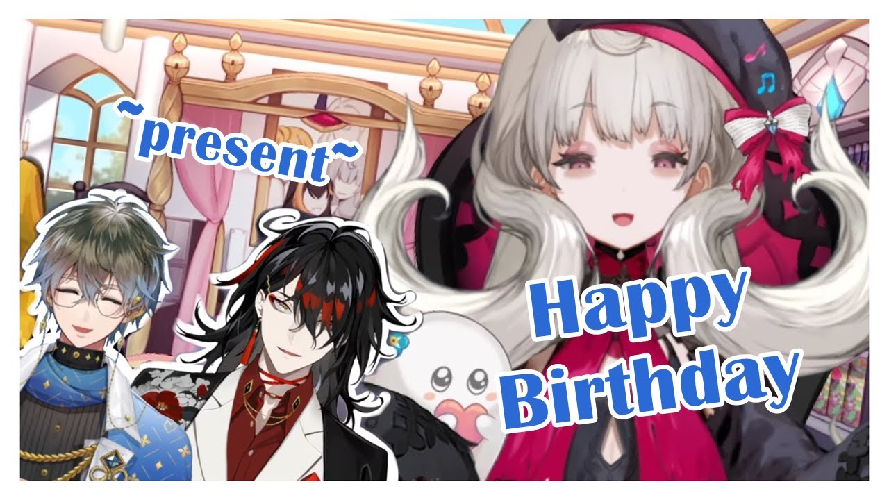 Ike and Vox Gifts for the Birthday Girl Reimu Endou [Nijisanji EN]