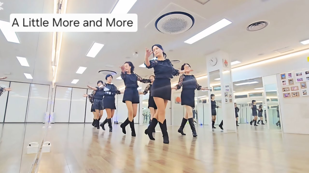 A Little More and More LINEDANCE/ Improver/ Choreo Julia wetzel/ 주원라인댄스 