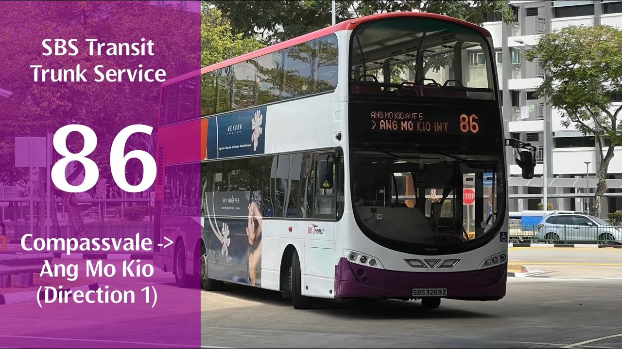 SBST | Trunk Service 86 Route Visual (Direction 1)