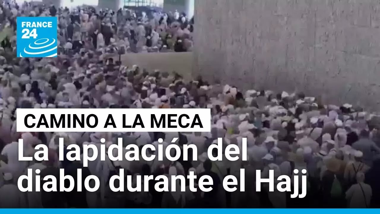 El poderoso ritual de la lapidación del diablo durante el Hajj • FRANCE 24 Español