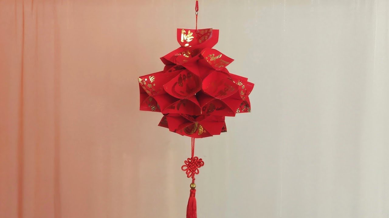 Chinese New Year Lantern DIY 新春紅包燈籠 (EP66) 