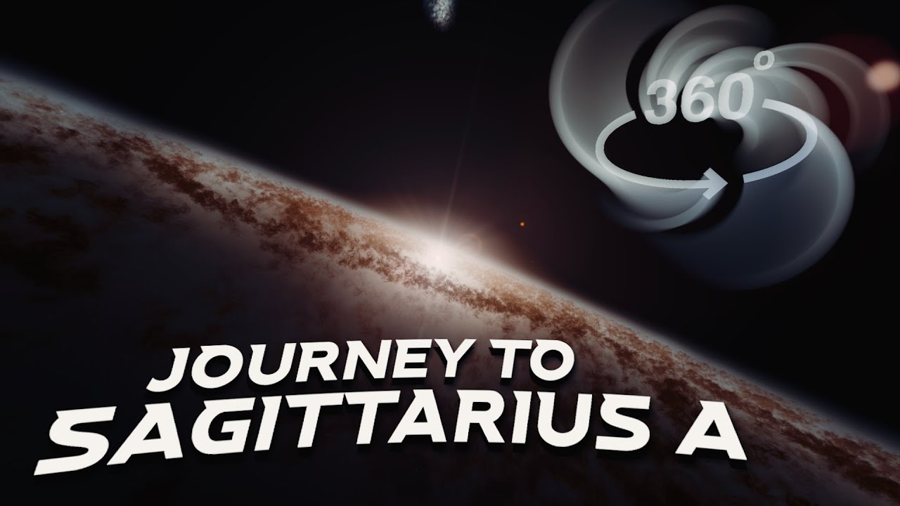 VR 360&deg; Journey to the Center of the Milky Way Galaxy (Sagittarius A)