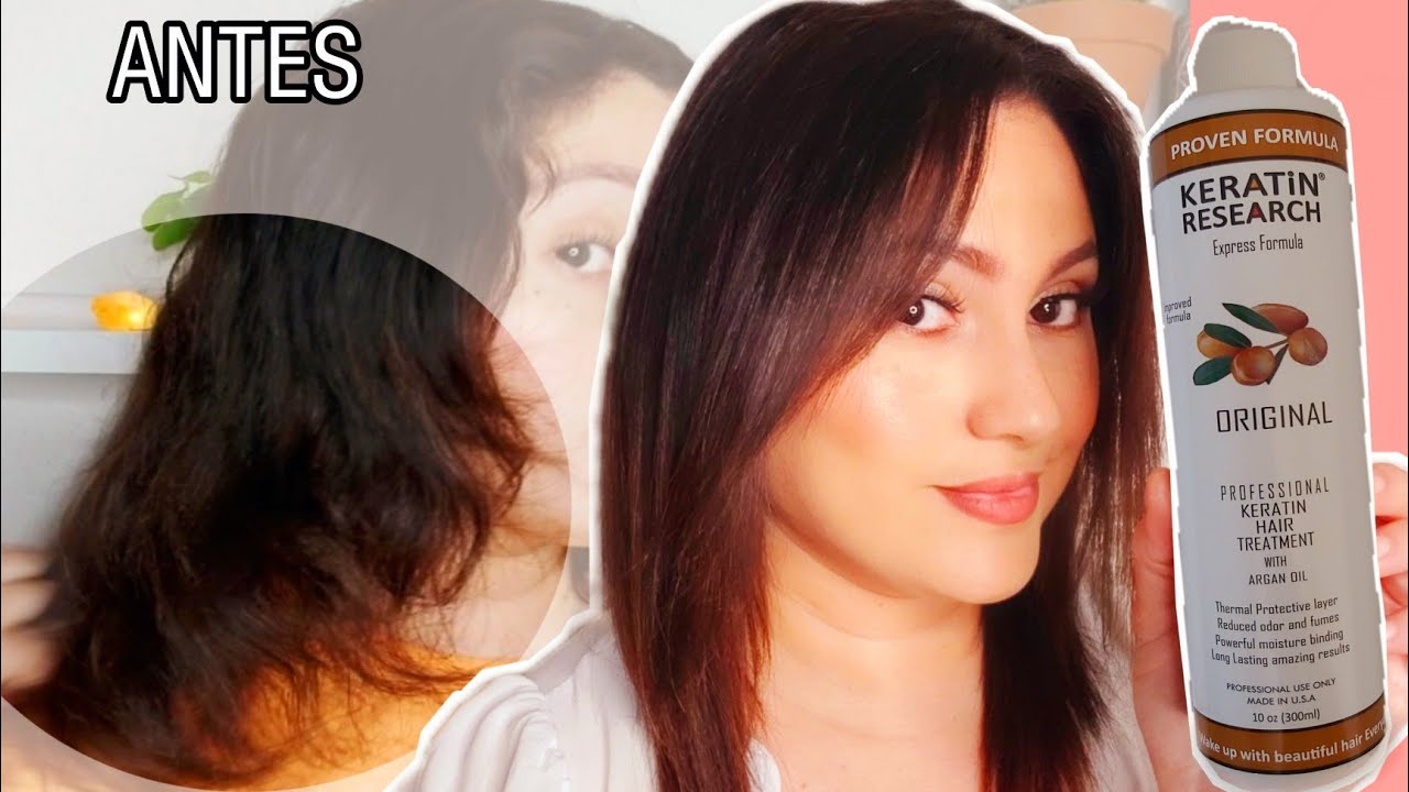 CABELLO LISO, SUAVE Y BRILLANTE PASO A PASO. HAZLO TU MISMA CON KERATIN RESEARCH.