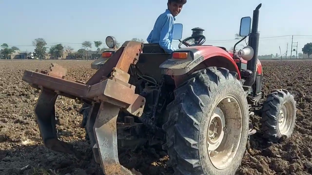 The performance power of this tractor is amazing! ||YTO 604||💪🚜 #FarmingLife #AgriculturalPower