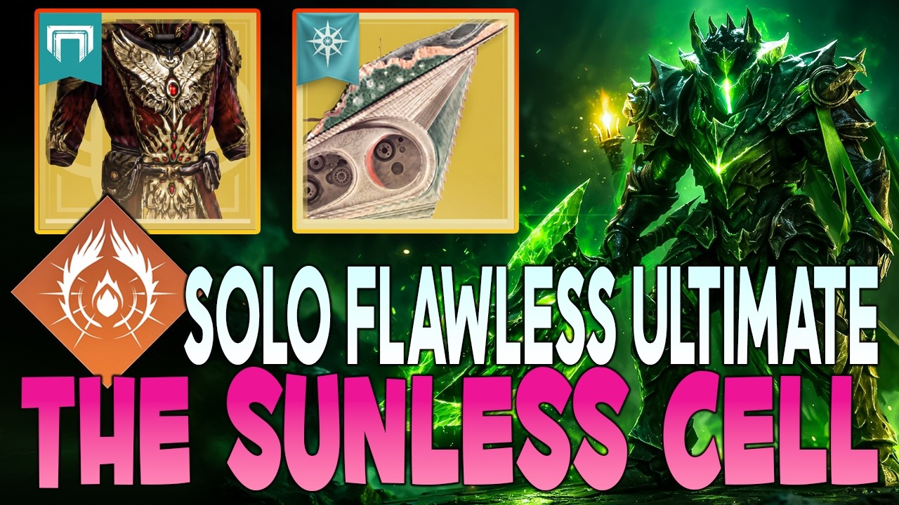 Solar Warlock Starfire Protocol Build | Solo Flawless Ultimate The Sunless Cell | Destiny 2