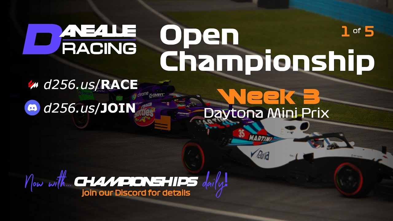 d256.us/JOIN Daytona Mini Prix | Danealue.com Week 3 Formula 2018 Championship | 1 of 5