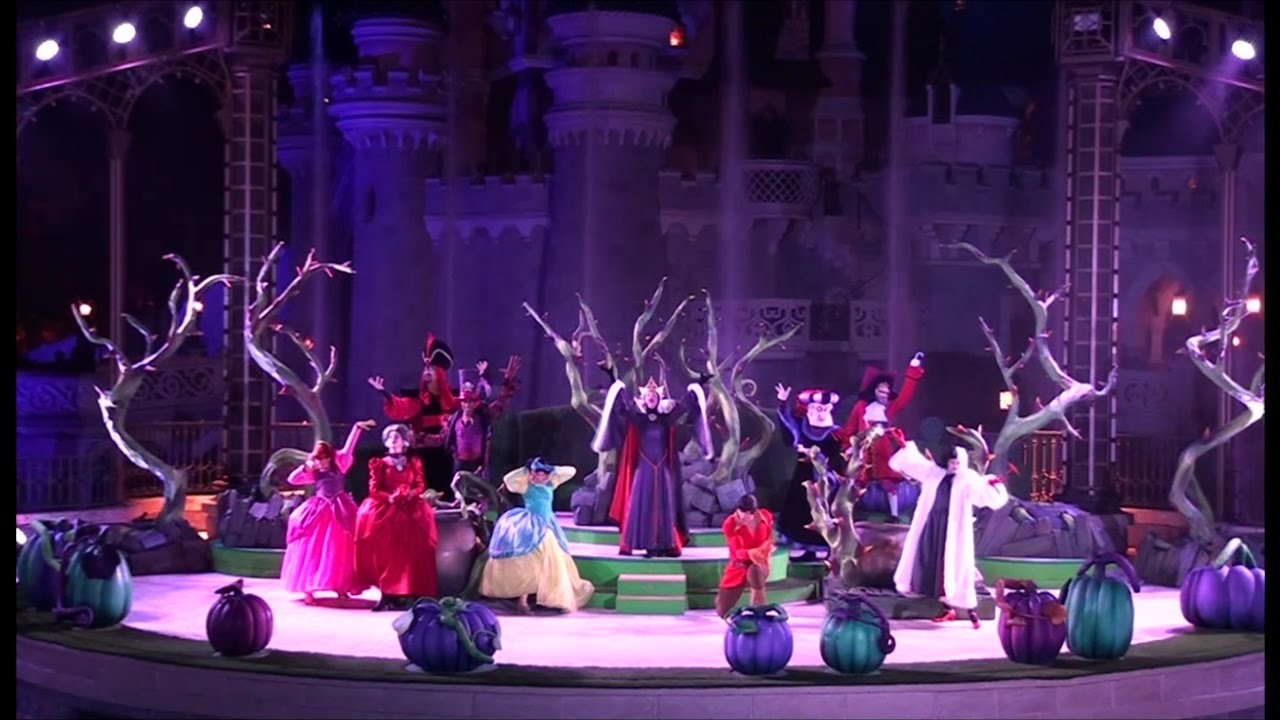 It's Good To Be Bad With Disney Villains (Evil Queen/Night) 2016 HD POV Full Show Disneyland Paris