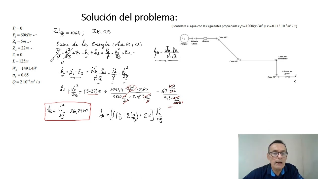 Problema tipo III, cálculo de diámetro de tubería.