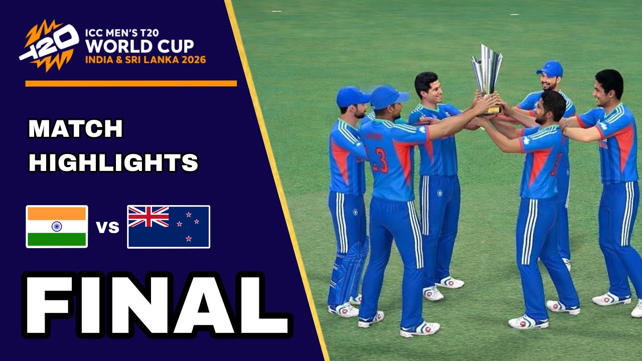 India v New Zealand | Final Match Highlights | T20 World Cup 2026 | Real Cricket | Aayush Xplay 