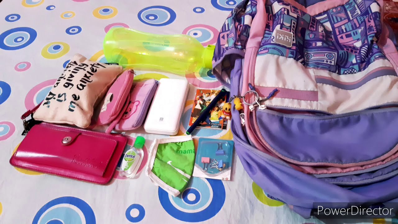 How to organize your college bag! College stuff!college bagpack! College essentials!college needs!