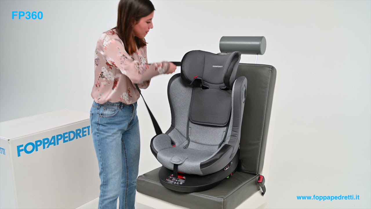 Foppapedretti: seggiolino auto FP360 montaggio gruppo 2/3 senza Isofix