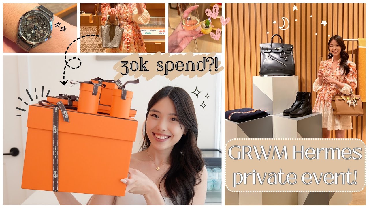 GRWM ДЛЯ ЧАСТНОГО МЕРОПРИЯТИЯ HERMES! 🎉🥂 Что я носила, что купила и немного... ситуации 😢