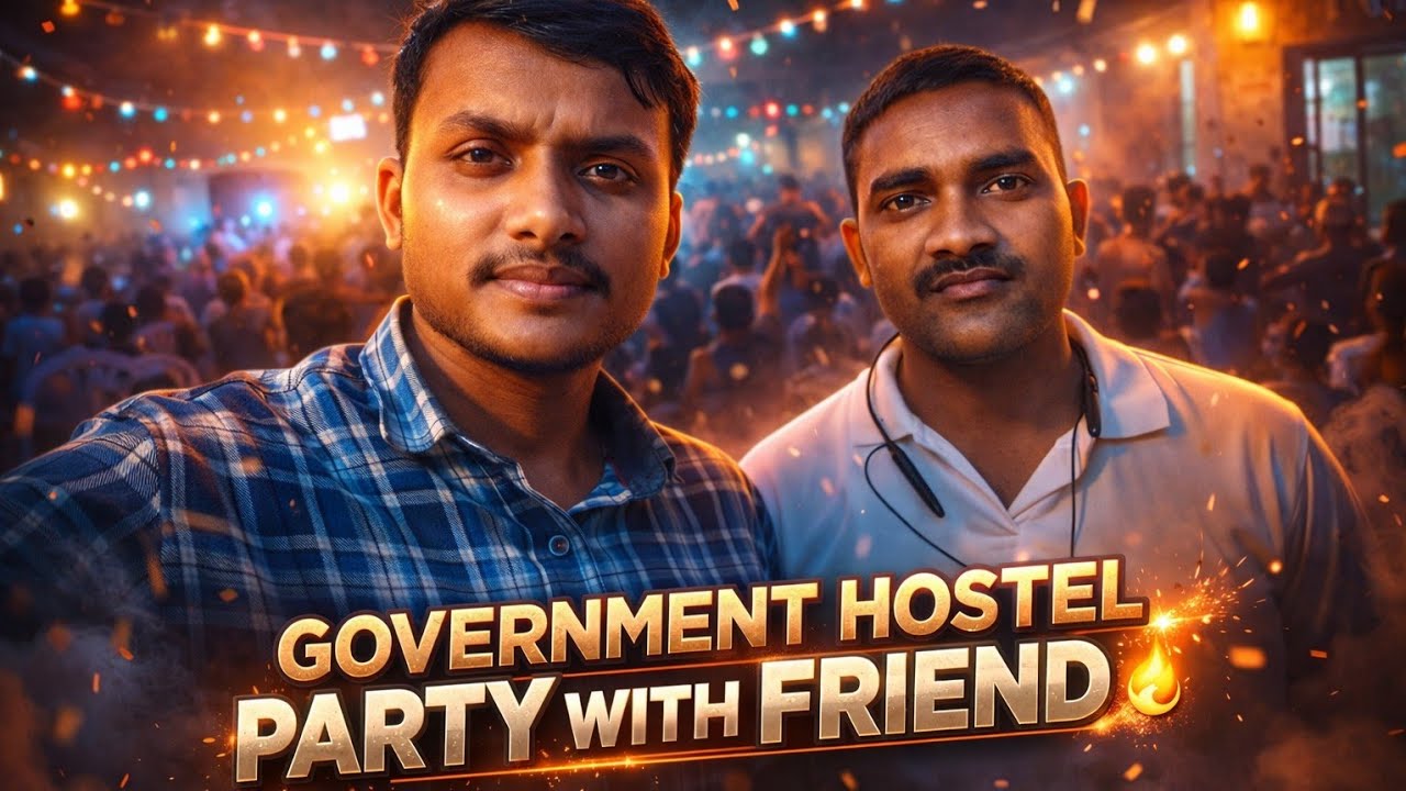 Government Hostel Me Party With Friend ❤️‍🩹