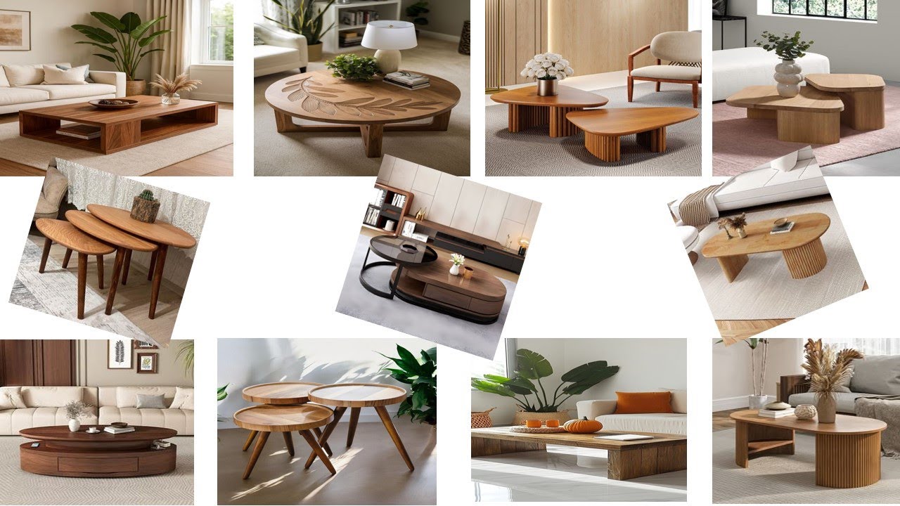 Luxury wooden coffee table design : Where wooden coffee table design Meets Elegancy.
