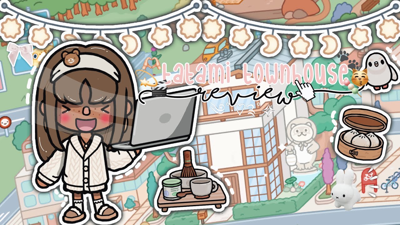 Toca Boca Tatami house review!🎧🍜🫶🏻 || voiced 🎙️||  *OUT NOW*