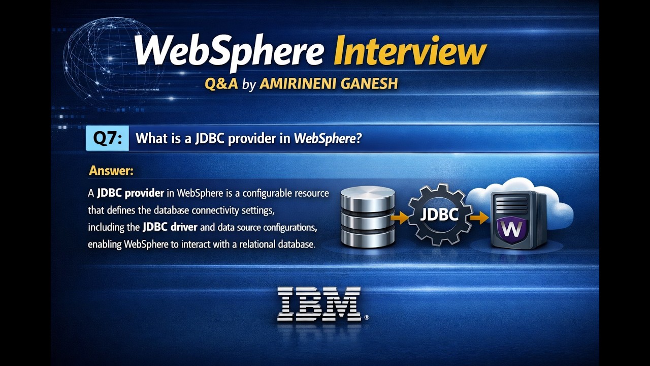 Latest WebSphere Application Server Interview Q&A