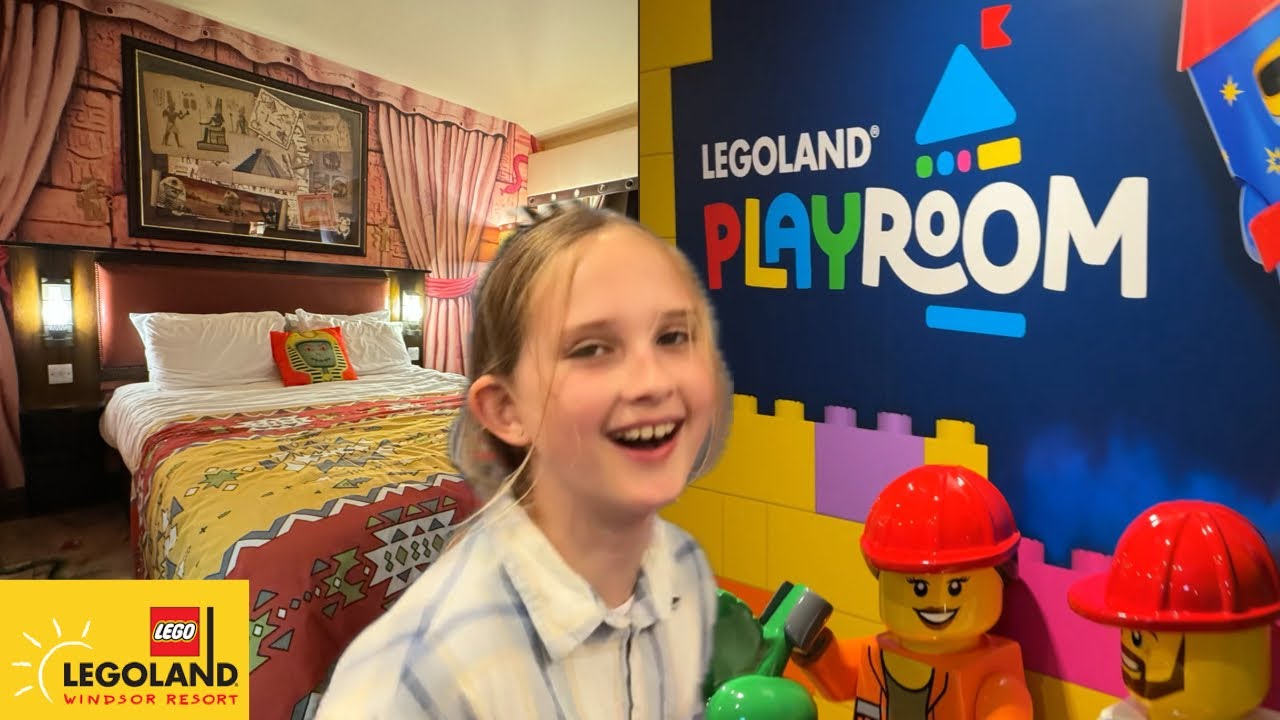 LEGOLAND WINDSOR HOTEL Adventure Room Vlog and ROOM TOUR including LEGOLAND PLAYROOM