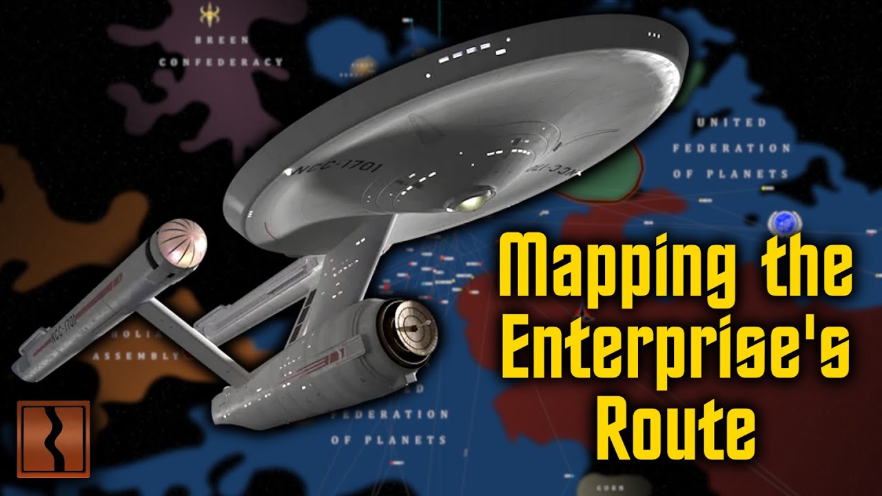 Mapping the Route of Kirk's Five-Year Mission (Supercut)