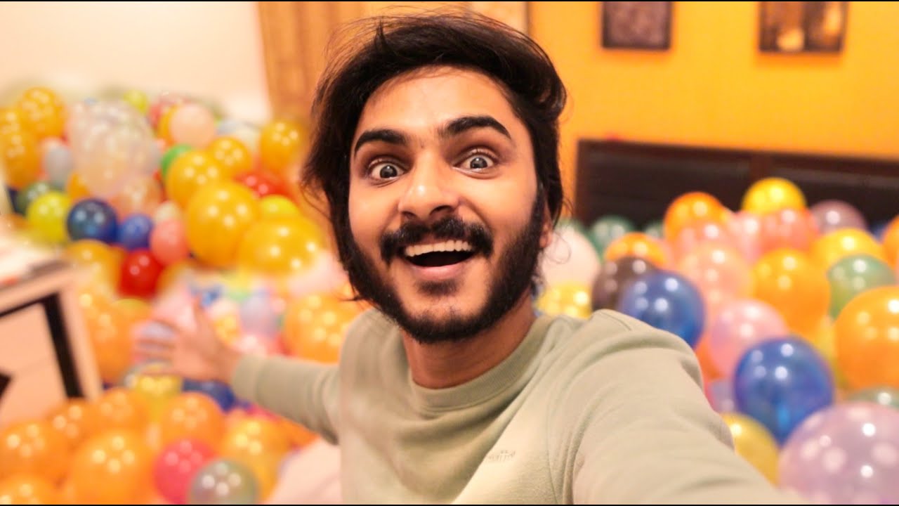 അനുജത്തിയുടെ ROOMiൽ FULL BALLOON വെച്ച് FILL ചെയ്തു 😁 UNBOXINGDUDE
