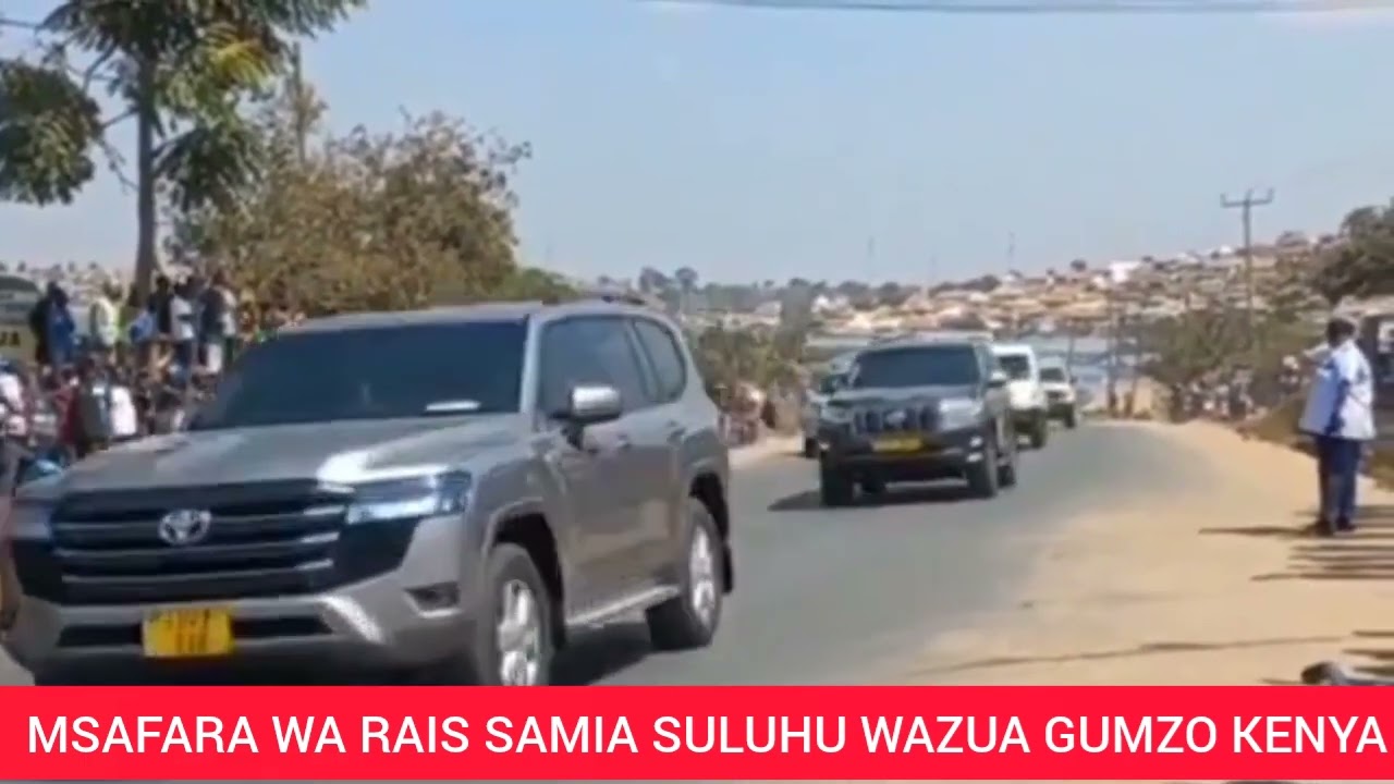 MSAFARA WA RAIS SAMIA SULUHU WAZUA GUMZO MTANDAONI KUTOKANA NA MAGARI KUWA MENGI SANA /WENGI WAHOJI.