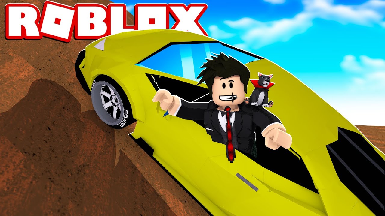 LOKIS VOANDO COM CARROS LEGAIS | Roblox - Desert Nitro Car