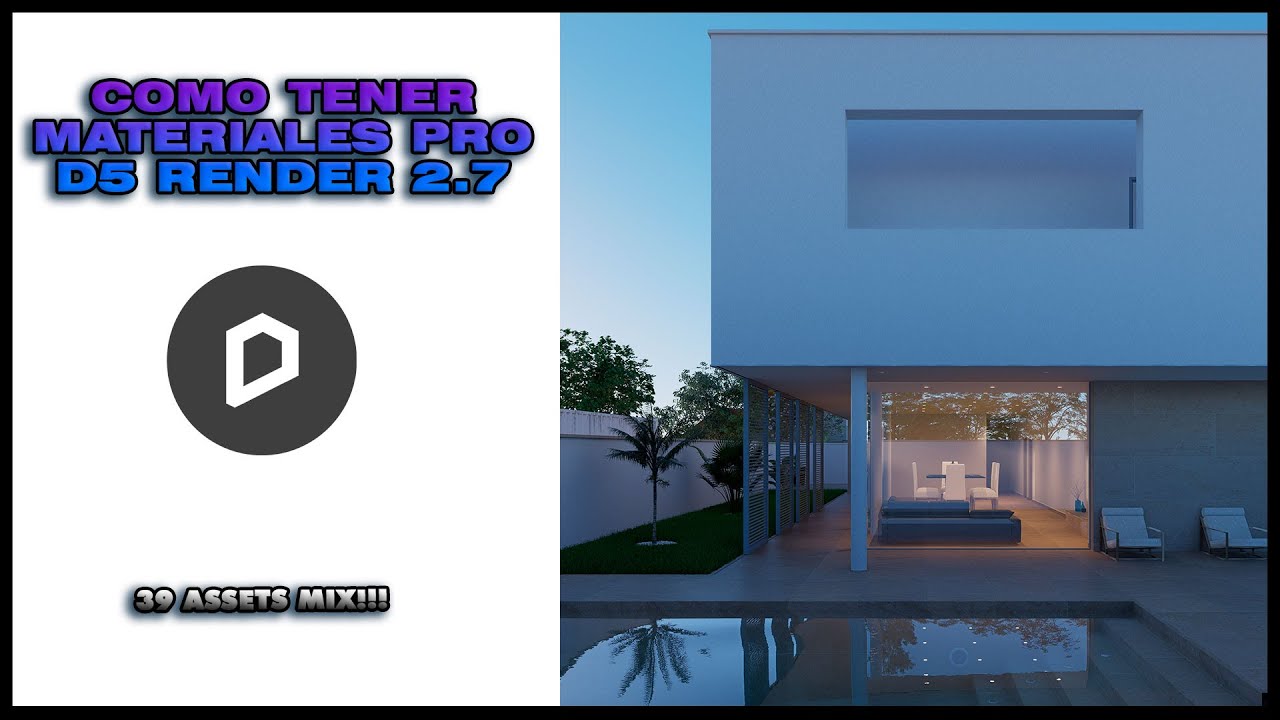 COMO TENER MATERIALES PRO EN D5 RENDER 2.7 | 39 ASSETS PRO GRATIS | TODO LEGAL