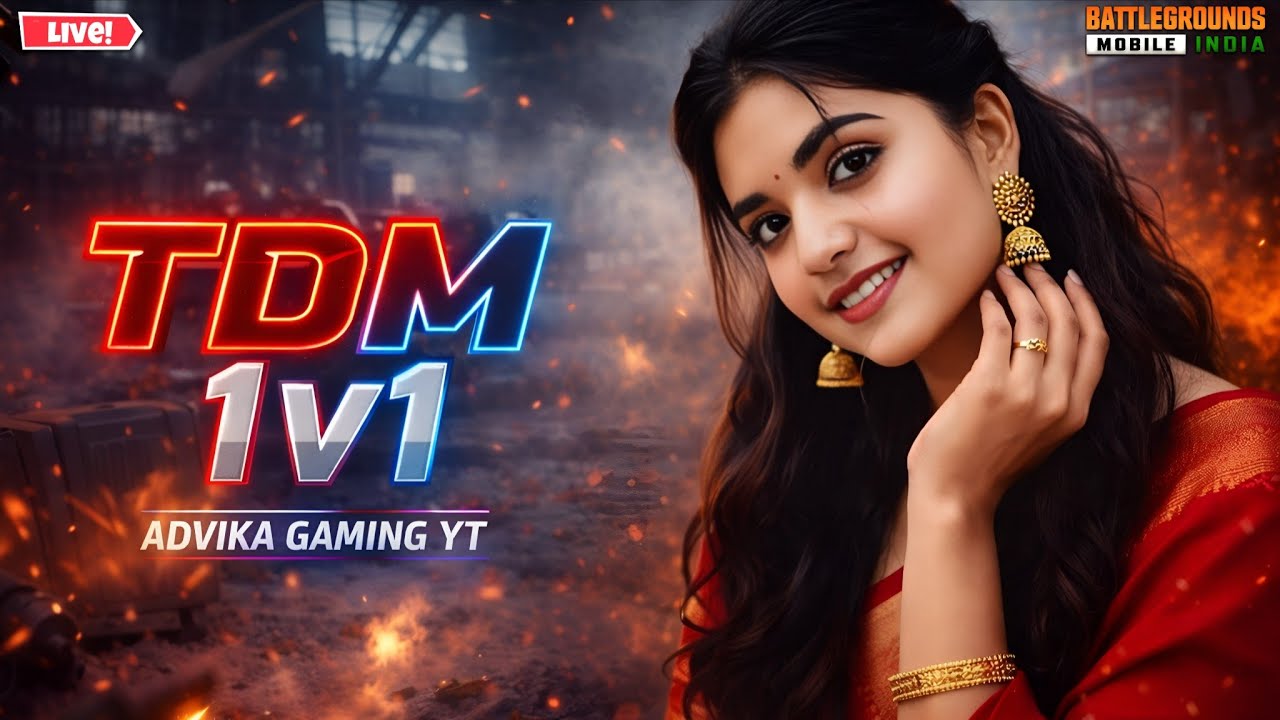 1 v 1 TDM Rooms 🥳🥳 || #bgmi #bgmitelugu #telugugirlgamer #shortslive 