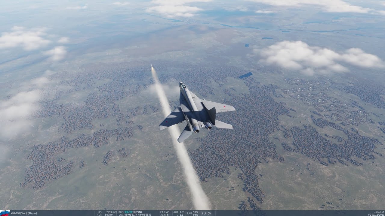 DCS WORLD - Entrenamiento MIG-29S - 3. Modos de combate aéreo cercano (CAC) - Español.