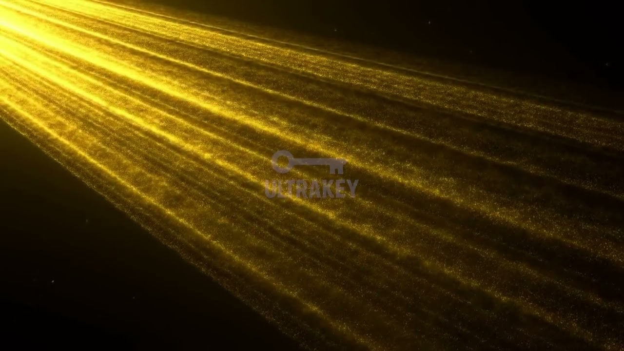 Golden Light Rays VFX – Cinematic Sun Beams Overlay Loop