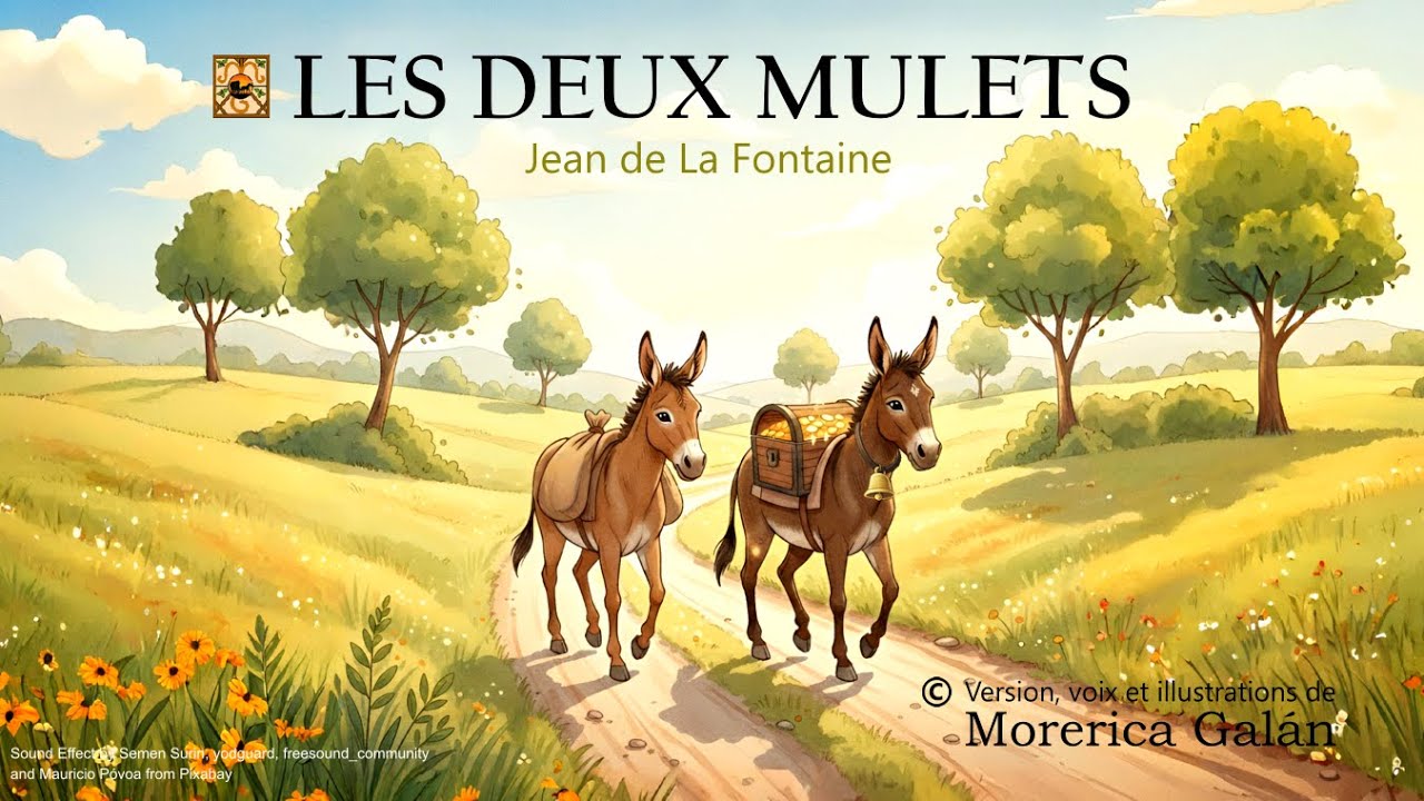 Les Deux Mulets – Écoutez et apprenez le français