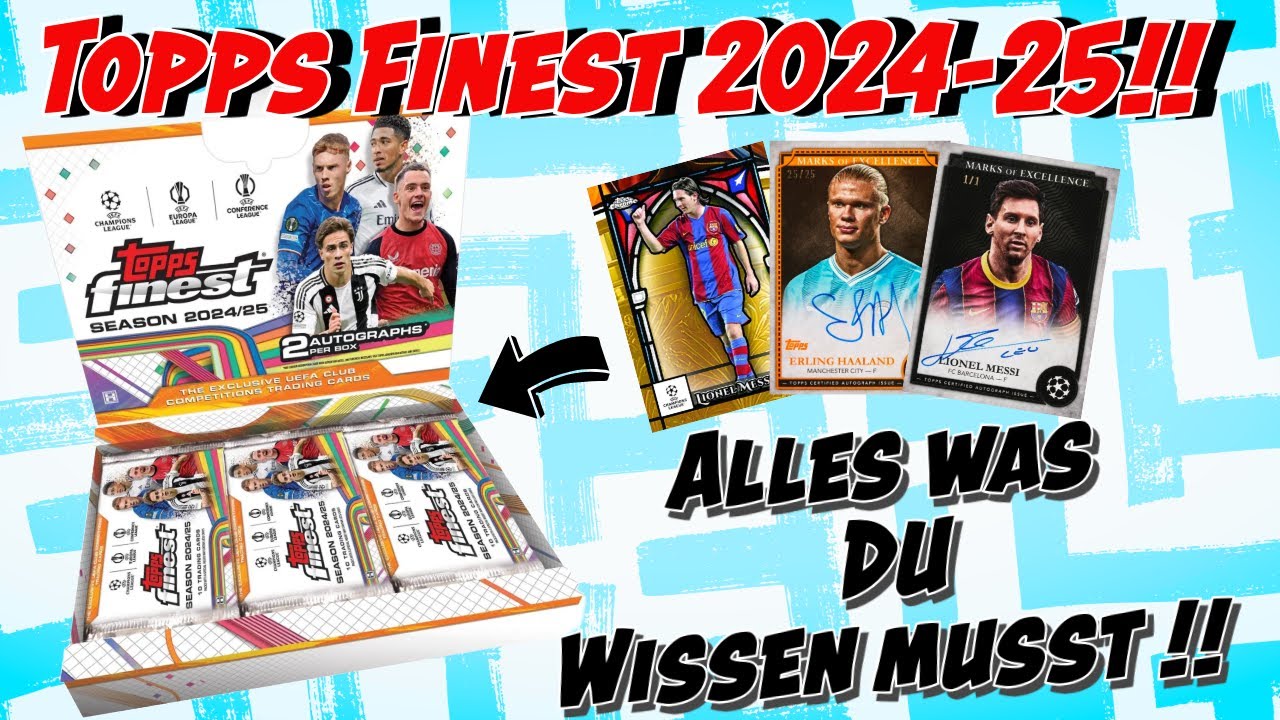 2024-25 Topps Finest UCC Box Break 🔥 Black /10 Auto HIT + Numbered Cards Galore!