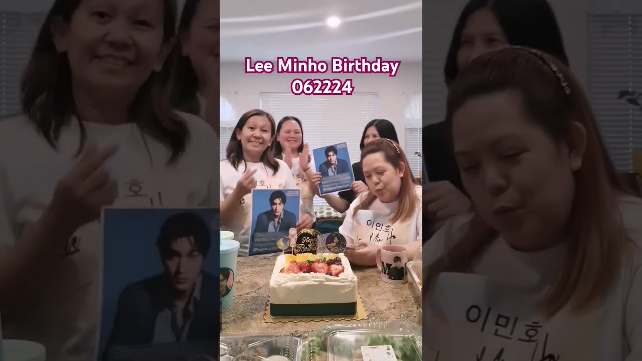 Leeminho birthday celebration 2024 #minoz #leeminhobday #leeminhonoonas_canada