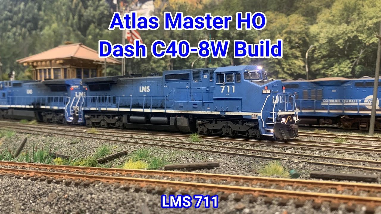 Atlas Master HO Dash 8-40CW Build - LMS 711