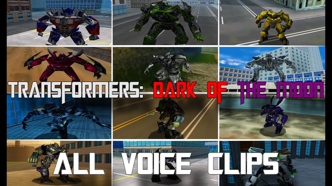 Transformers: Dark of the Moon (NDS) — All Voice Clips