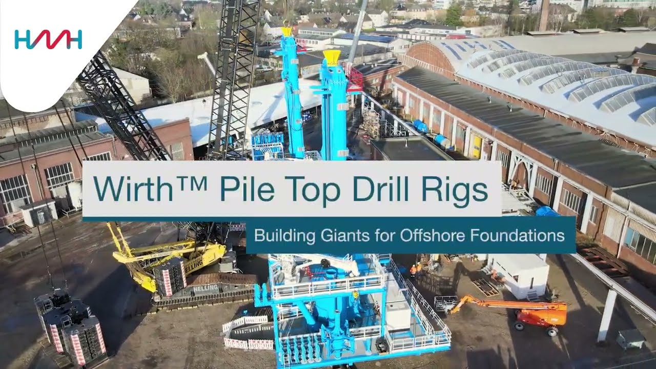 Wirth&trade; Pile Top Drill Rigs