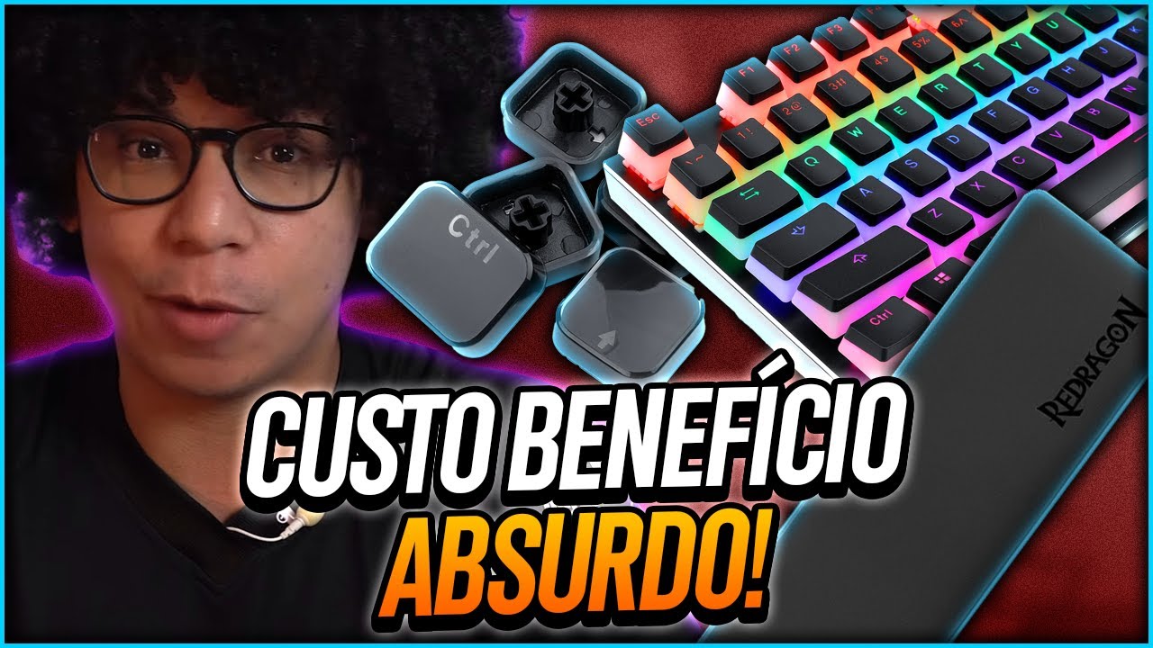 NOVOS ACESSÓRIOS REDRAGON PRA MELHORAR A QUALIDADE E O CONFORTO DO SEU TECLADO!