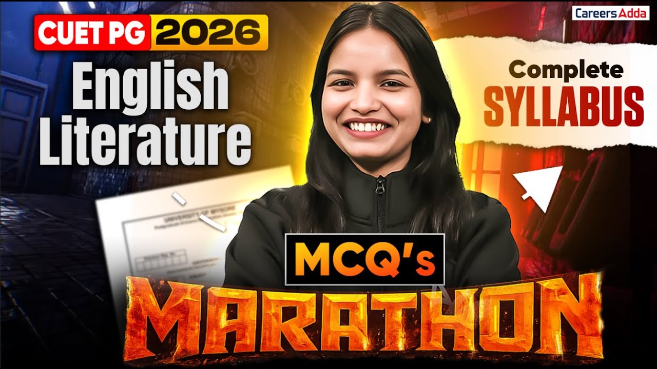 CUET PG English Literature 2026 🔥 Complete Syllabus MCQ Marathon | Most Important Questions